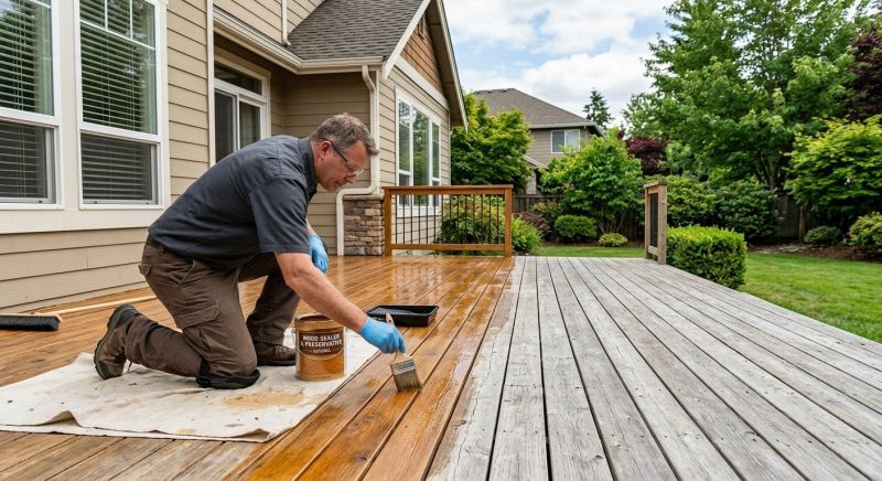 Deck Sealing in Bellevue, WA