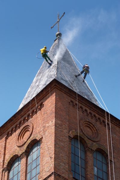 Church Roof Pressure Washing