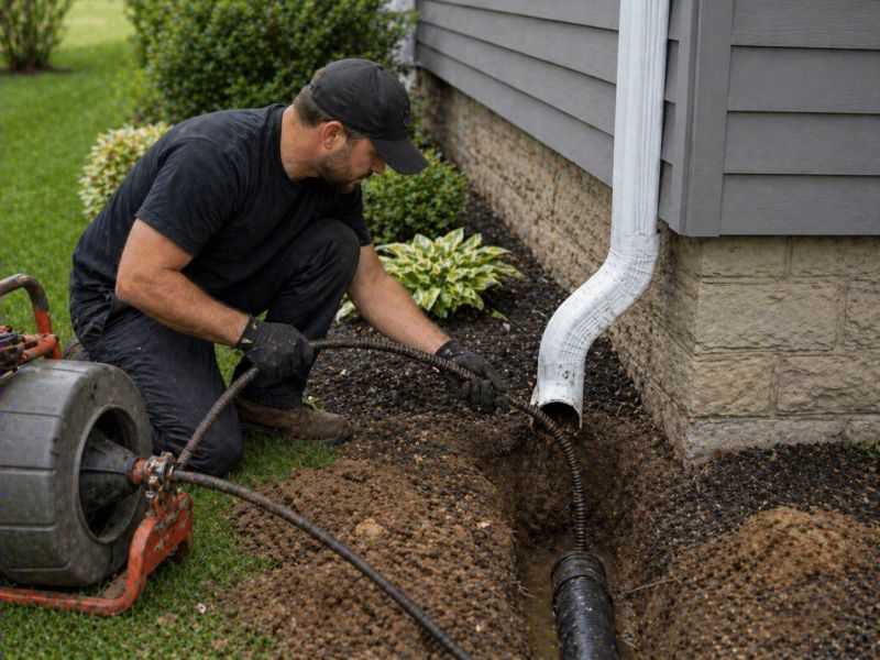 Downspout Cleaning in Frederick, MD