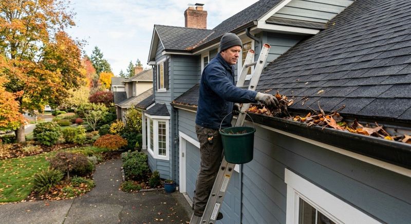Gutter Leaf Clearing in Baltimore, MD