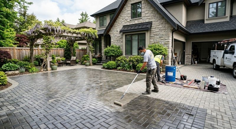 Porch Concrete Sealing in Puyallup, WA